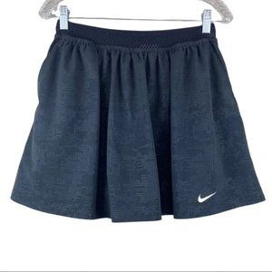 Nike Flouncy Tennis Skirt Built in Shorts with Black Shimmer Geo Print